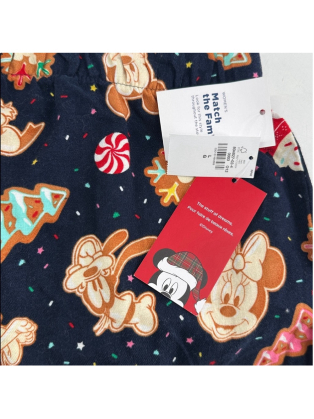 Old Navy Disney flannel boxer shorts pajama goofy mickey Minnie Donald Duck lg - Picture 7 of 9